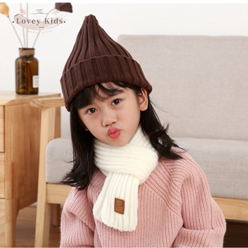 Winter warme baby gebreide sjaal kinderen jongens meisjes breien effen sjaal halskraagwarmer sjaals accessoires