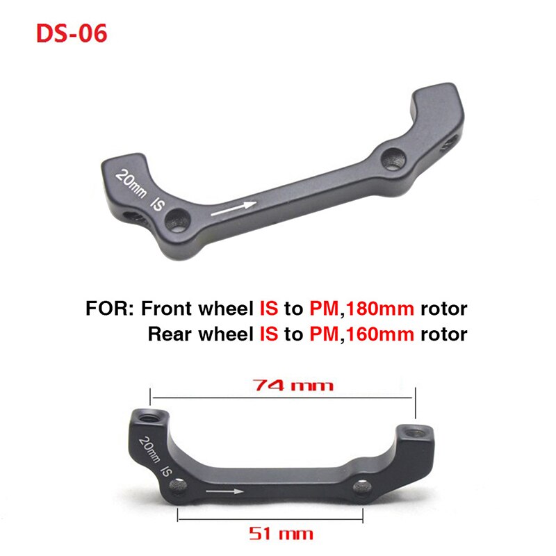 Mountain Road Bike Disc Support Brake Converter Adapter 140mm 160mm 180mm 203mm Rotor Ultralight Bracket Mount Bicycle Accessory: DS6
