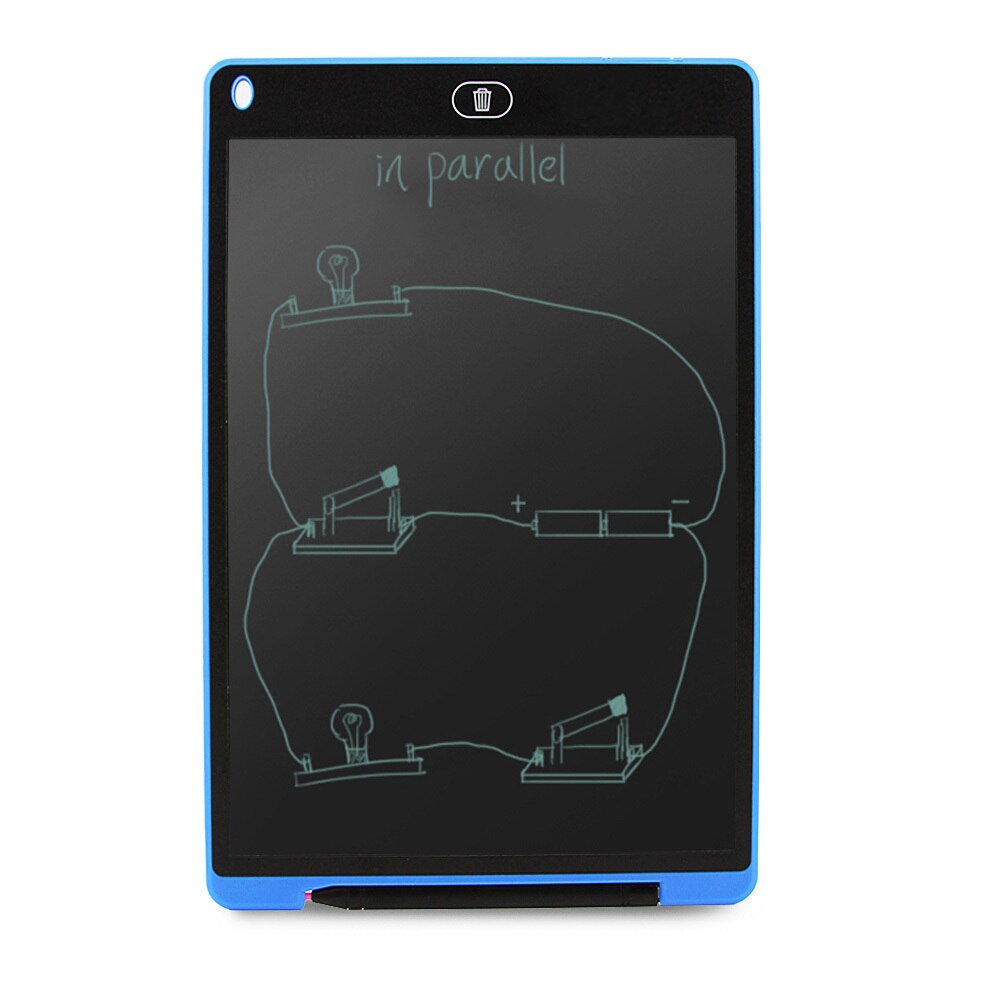 CHUYI 12 Inch LCD Writing Tablet Digital Handwriting Pad Electronic Drawing Tablet Bulletin Memo Board Kids Mini Art Notepads: Blue