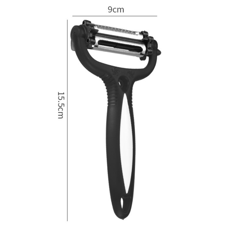 Multifunction 360° Rotary Kitchen Tool Vegetable Fruit Potato Carrot Peeler Grater Cutter Slicer Melon Gadget for Orange: Light Green