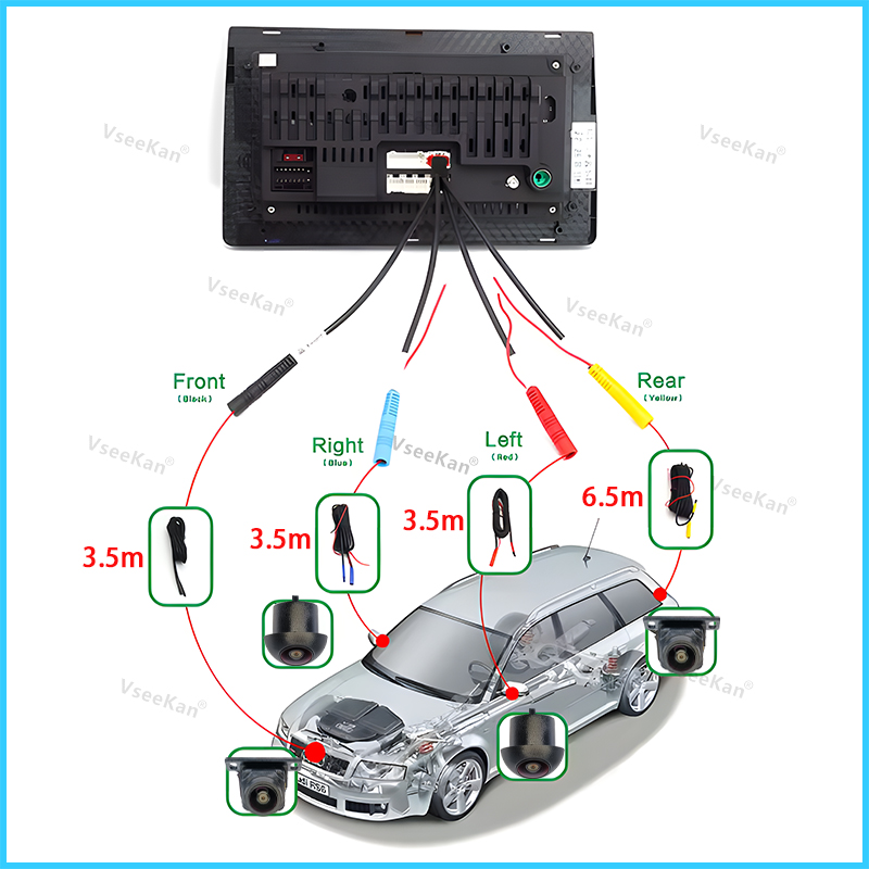Voor Android Multimedia Met Camera 360 Android Camera 360 ° Panoramisch Surround View Systeem Ingebouwde 360app Hd 3d 1080P 720P