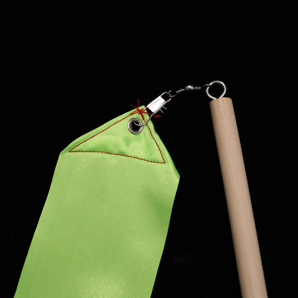 2Pcs 2m Colorful Rhythmic Gymnastics Ribbon Dancing Gymnastics Ribbon Dancing Streamers for Kids Children (Red)