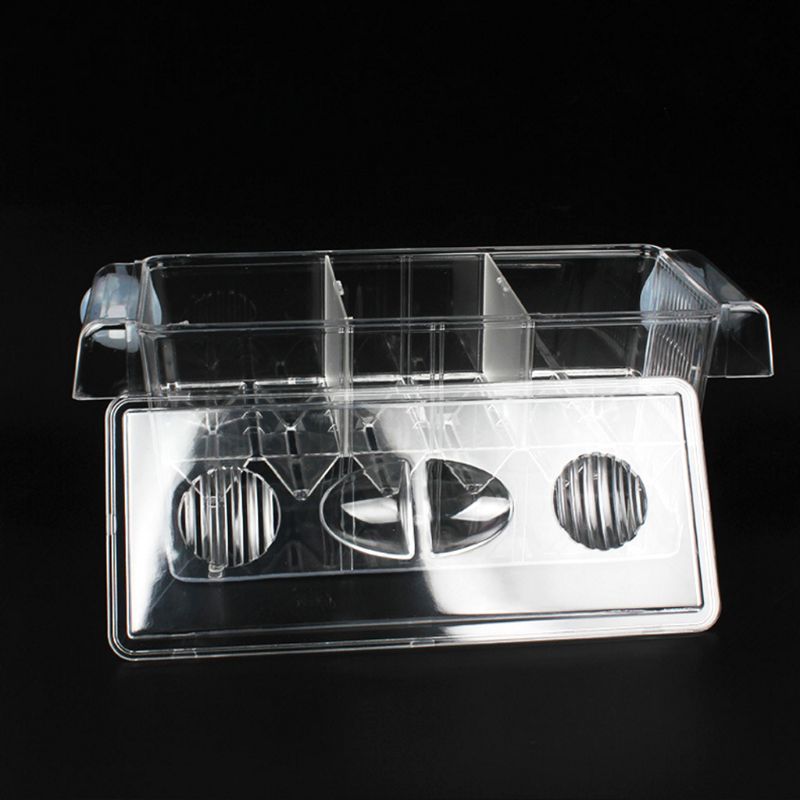 Aquarium Isolation Hatching Box Acrylic Fish Tank Breeding Boxes Double Grid