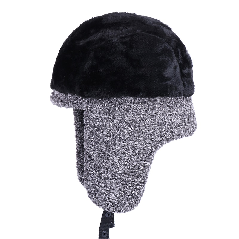 Gorros de aviador de invierno con orejeras de felpa Ushanka rusa con gafas para adolescentes y niños, gorra de aviador, gorro de esquí de Cachemira artificial