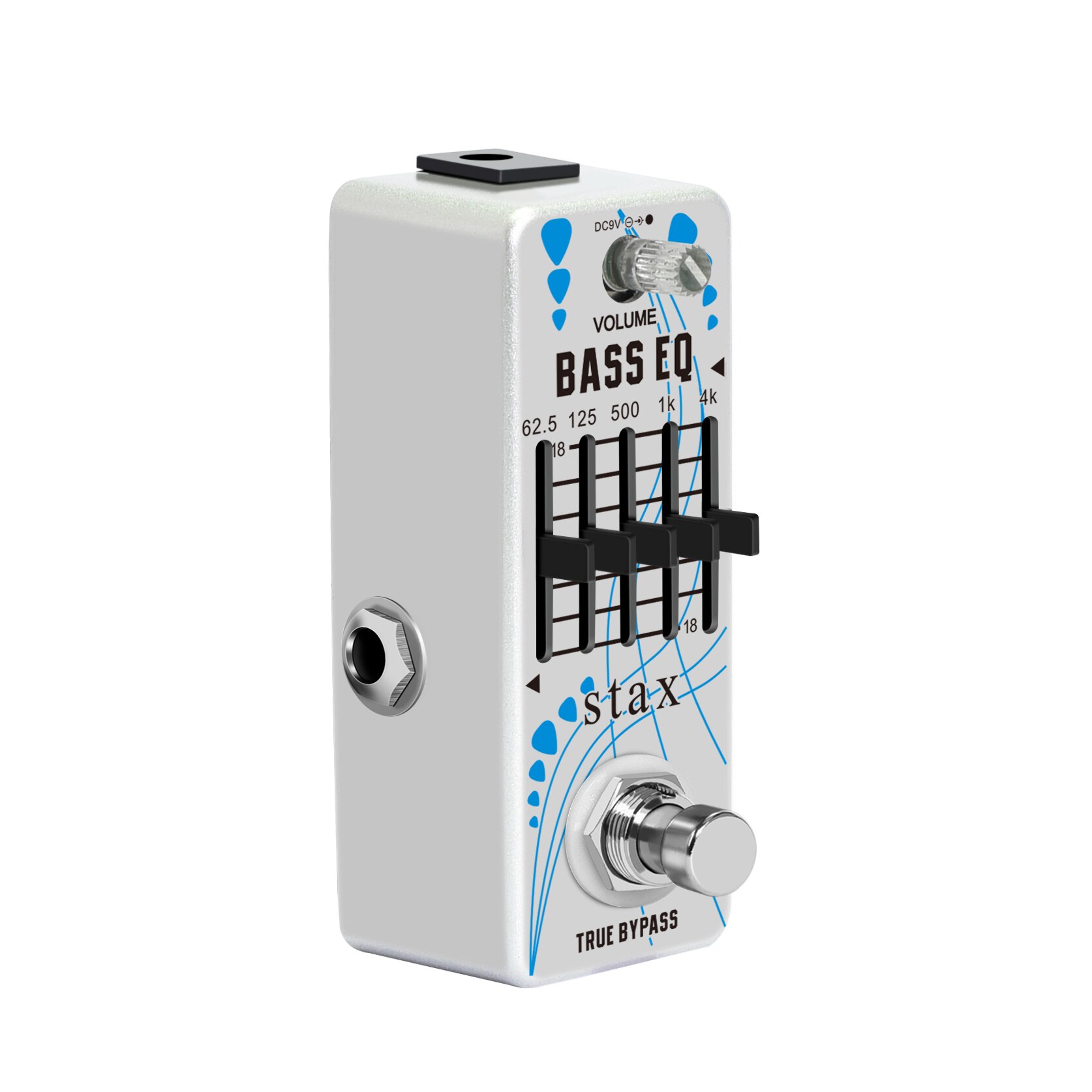 Stax LEF-317B Bass EQ Pedal 5 Band Equalizer Pedals For Parametric Equalizer Frequency Compensator Guitar Effects Pedals ±18d