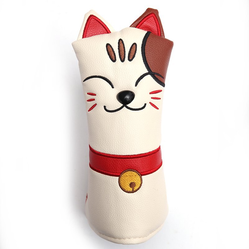 Putter Cover Leuke Kitty Golf Headcover Voor Blade Mallet Putter Magnetische Sluiting Golf Club Head Protector