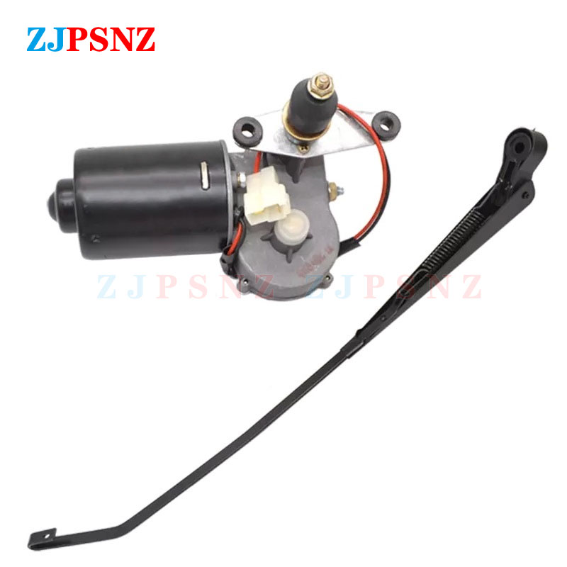 Wiper Blades Electric Boneless Wiper Motor Electric Wiper Motor With Switch Electric-Bike Tricycle Wiper Acessories 12V 48V 60V