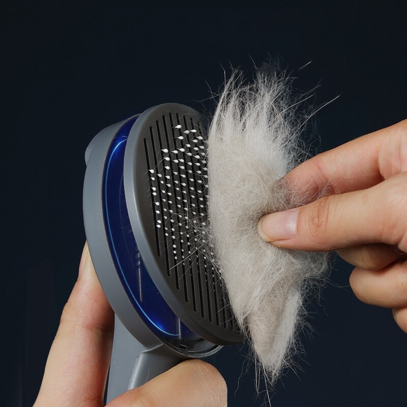 Brosse nettoyante et Peigne Autonettoyant pour Chien et Chat, Produits de Toilettage et de Beauté