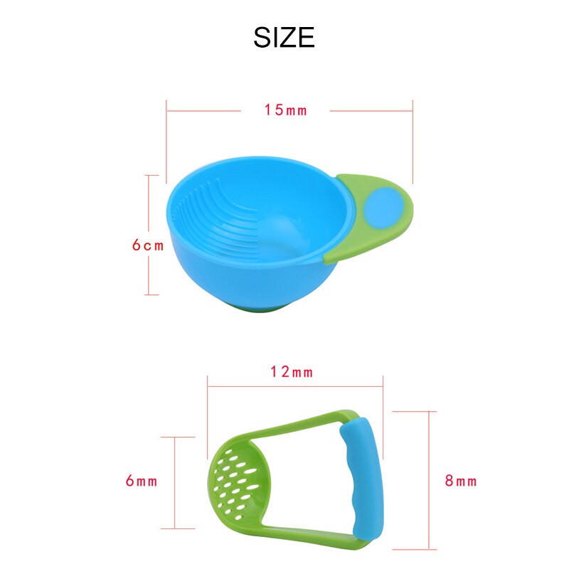 Baby Foods Grinder Grinding Set Child Feeding Food Bowl Processor Foodstuff Mills Tools Tableware Infant Safety Food Making Tool