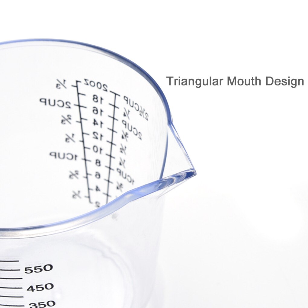 Plastic Measuring Cups Multi Measurement Baking Cooking Tool Liquid Measure Jug Container