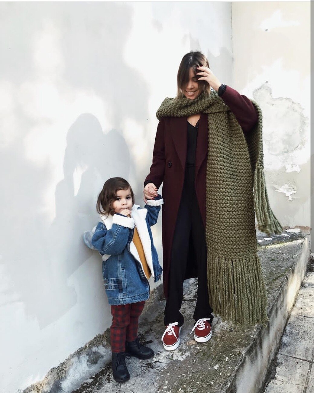 knitted wool neck manual rod needle thick needle wool winter warm scarf shawl: Gray