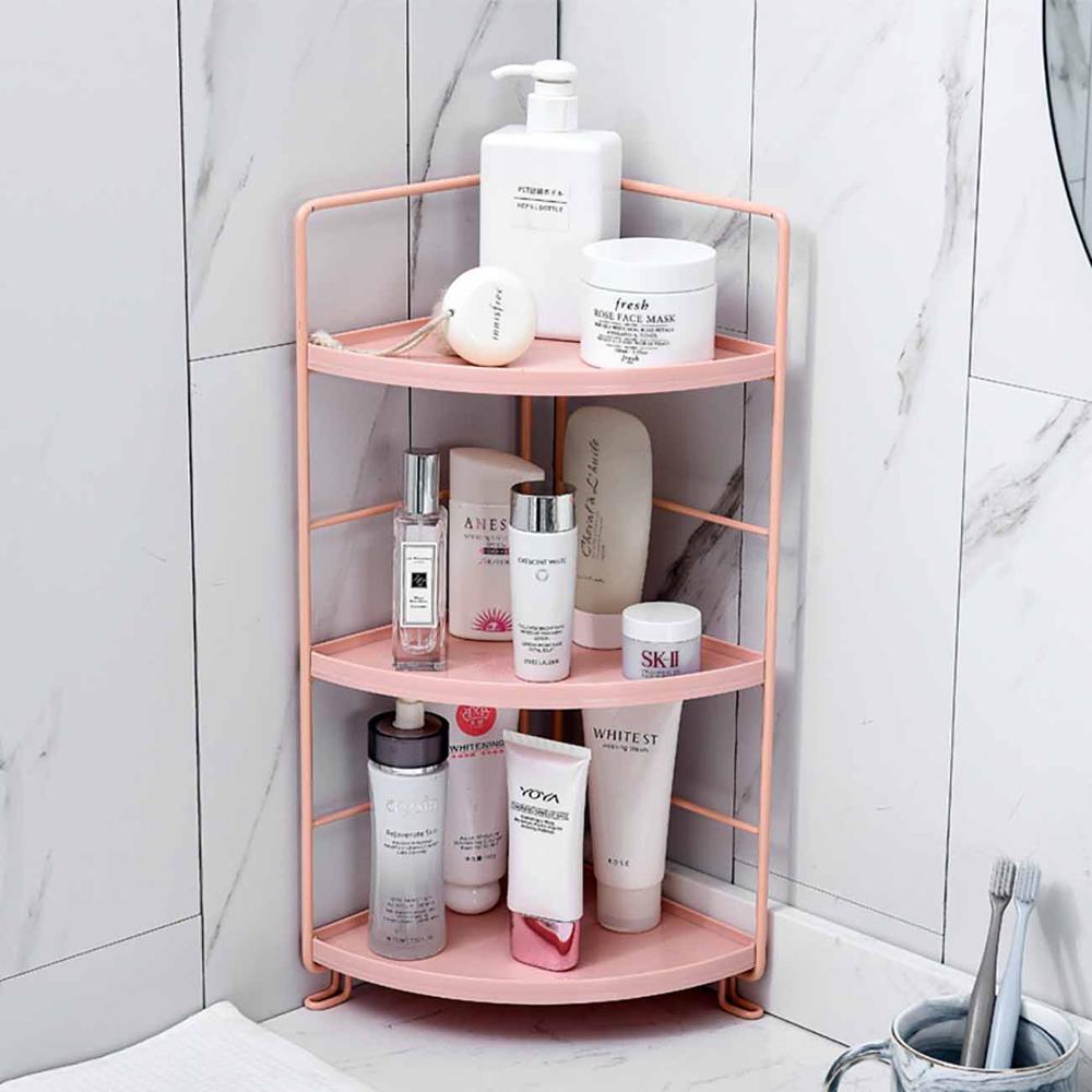 Otherhouse jern badeværelse hylde opbevaringsstativ display stativ kosmetik shampoo holder brusebad køkken badeværelse arrangør