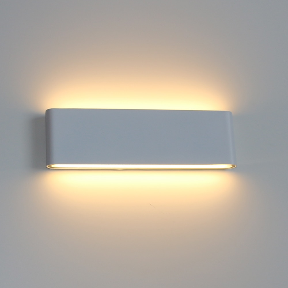6W 12W 24W Led Outdoor Waterdichte Wandlamp Slaapkamer Woonkamer Balkon Wandlamp Aluminium Buitenmuur lamp Blaker Armaturen