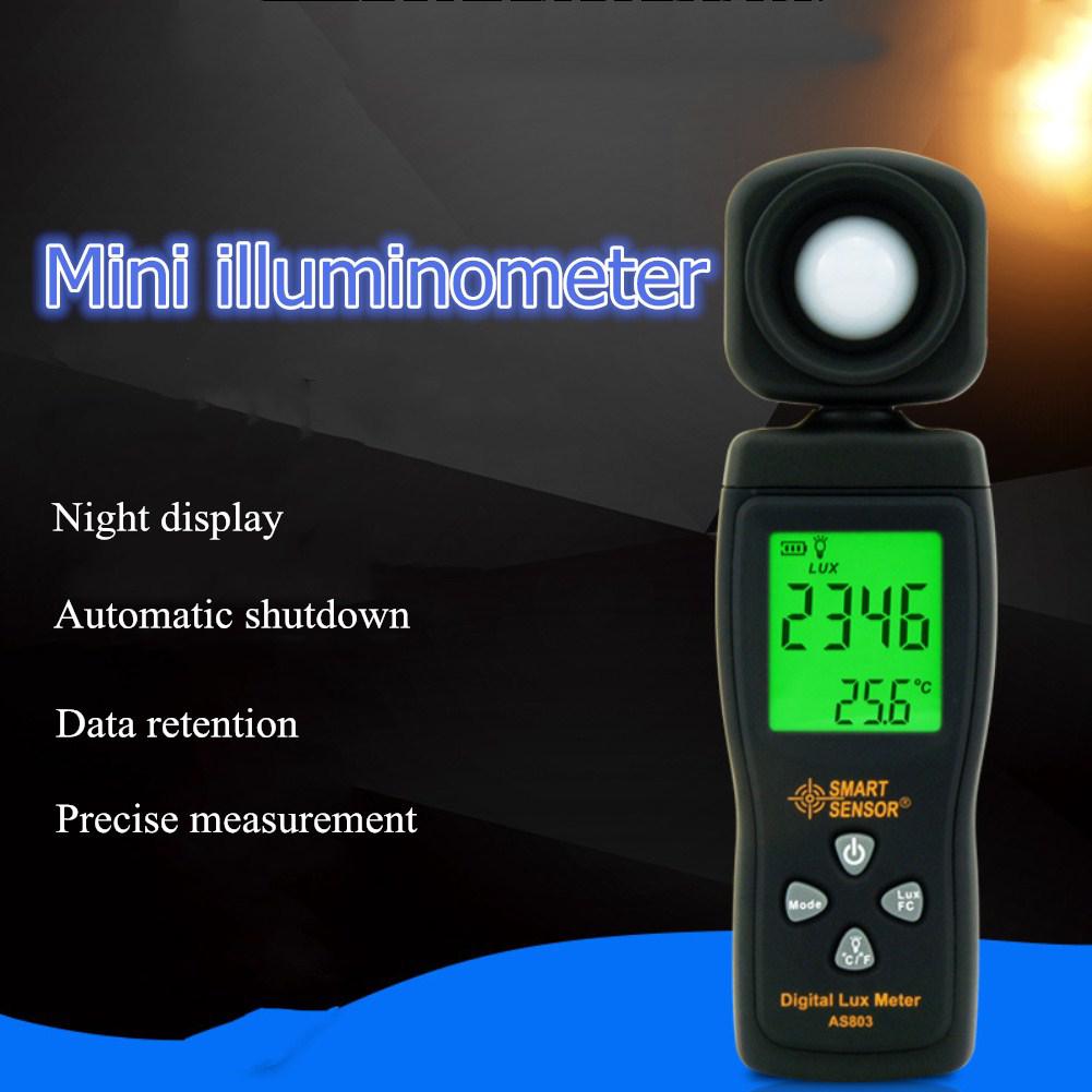 Smart Sensor Digital Meter 0 200, 000lux Range Luxmeter Illuminometer Light Meter