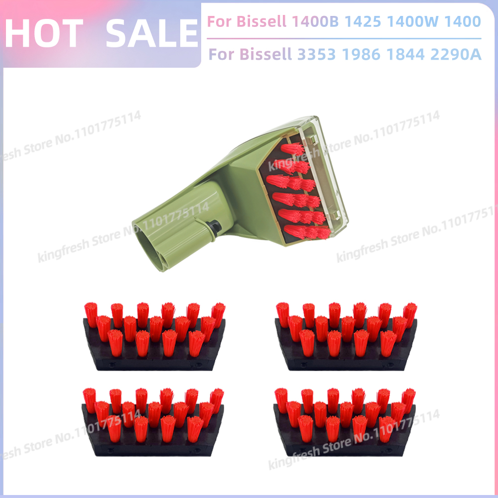 Fit For Bissell Little Green 1400B 1425 1400W 1400 1844 2290A 1425 1986 2458 3194 3353 3588F Series Replacement Brushes: light yellow