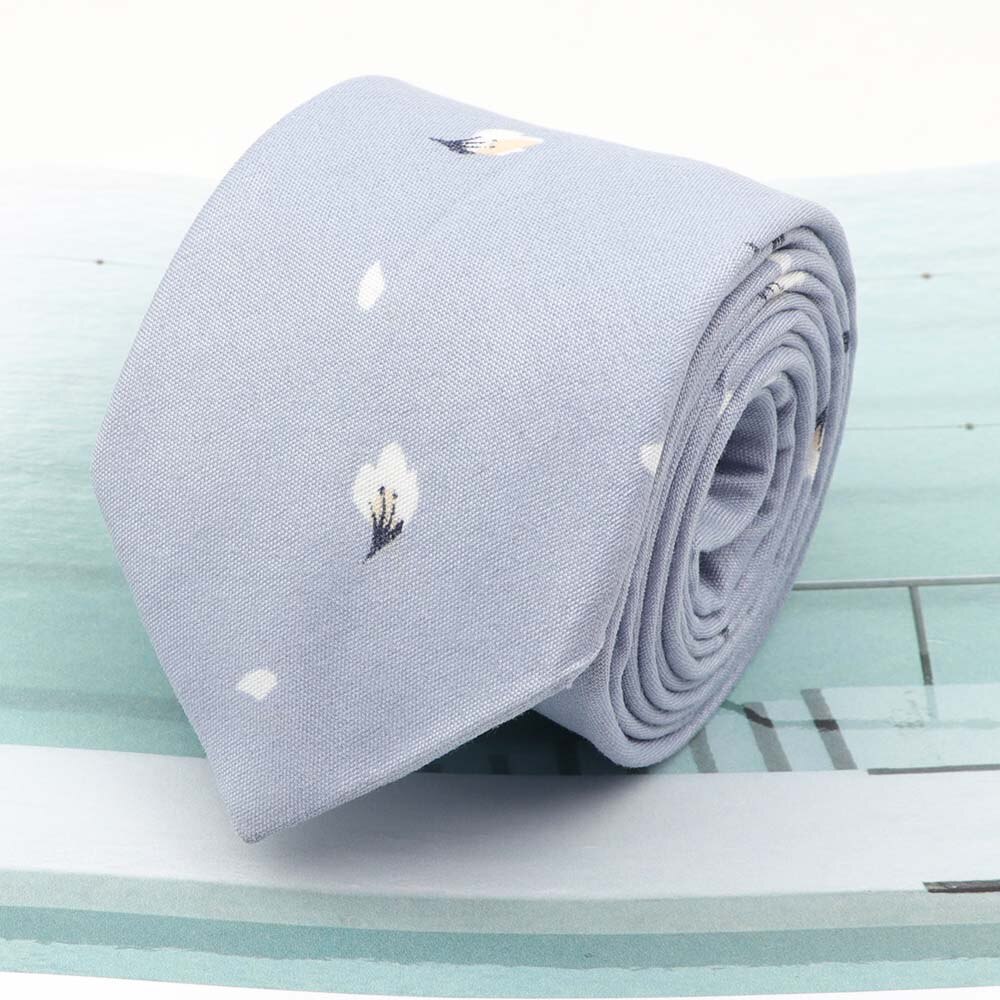 Cravates en coton Rose imprimé | Fleur, largeur 7cm, cravate étroite, cravate Cravat décontracté, fête, cravate de cou: 8