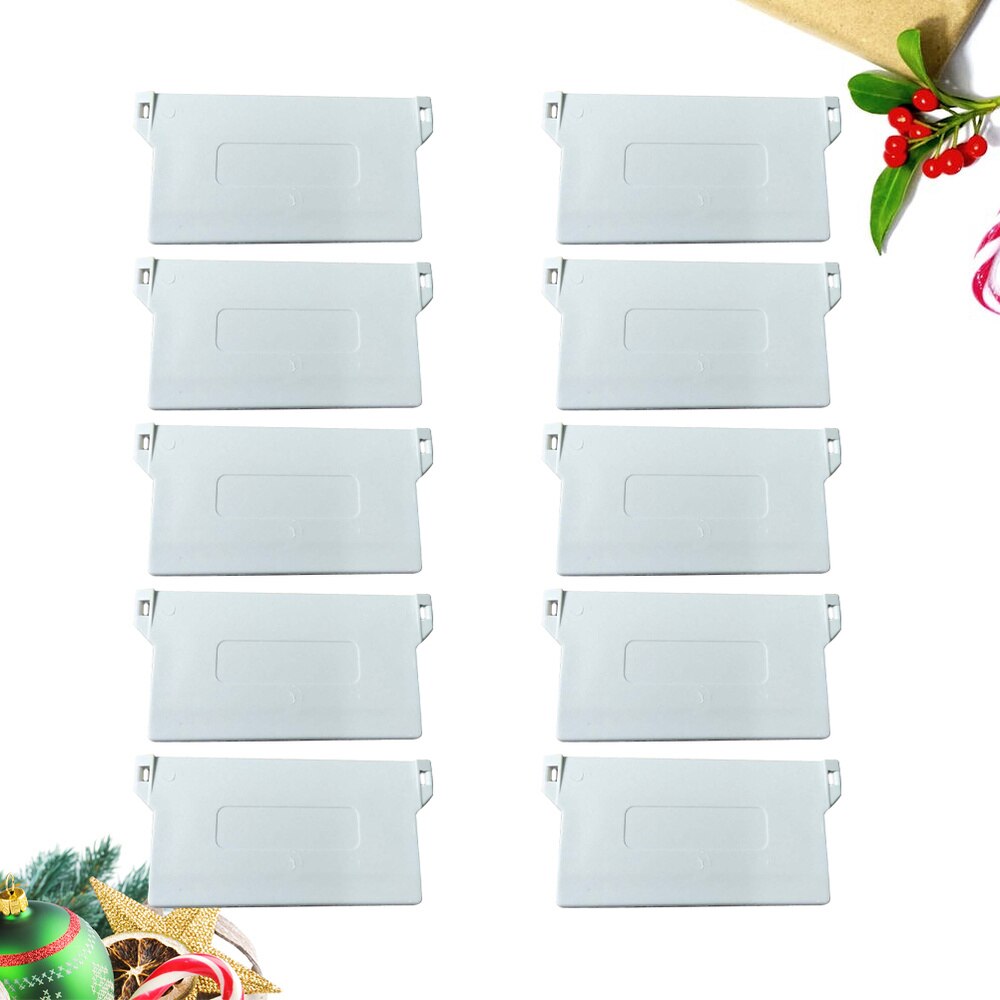 10PCS 89mm Plastic Bottom Plate for Vertical Blind Portable Bottom Weights Slats Vertical Blind Fittings Roller Accessories (Whi