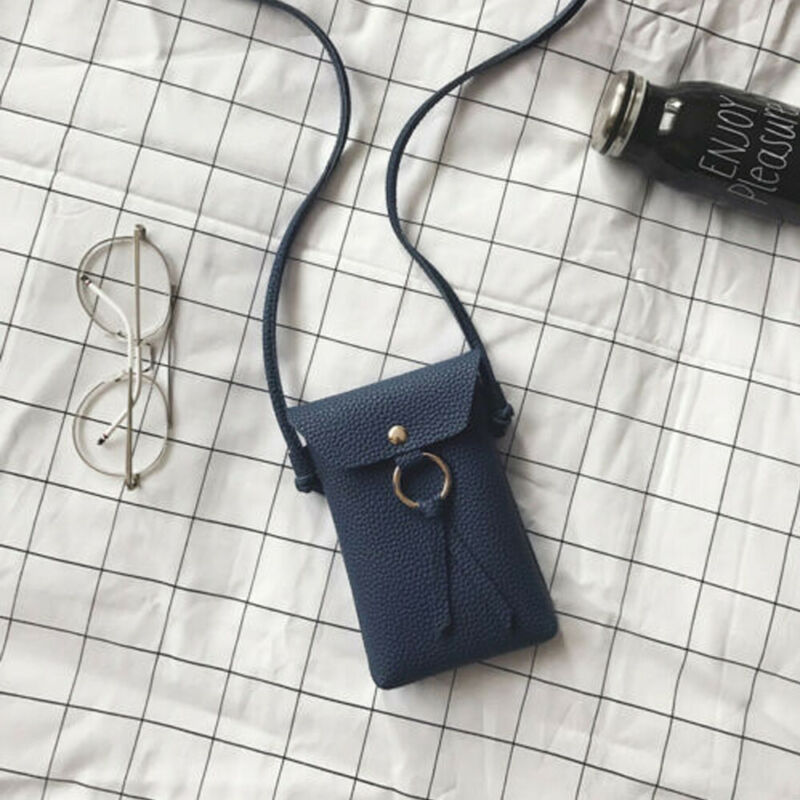 Kvinder lille skuldertaske pung mobiltelefon taske mini mønt crossbody taske