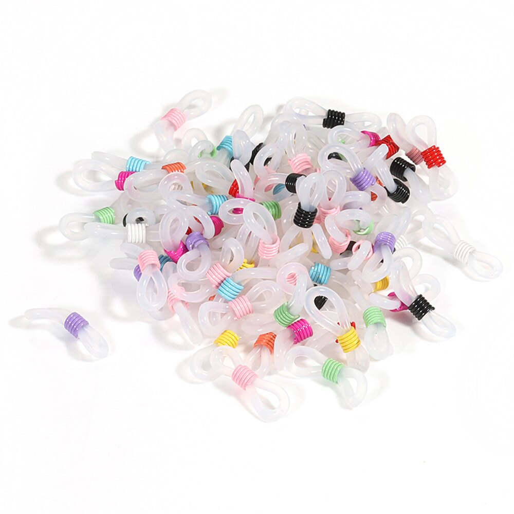 50 20pcs Glasses Chain Clasp Silicone Rubber Ring Non Slip Connector DIY Strap Eyelets Rope Sunglasses Cord Accessories Supplies: 20pcs