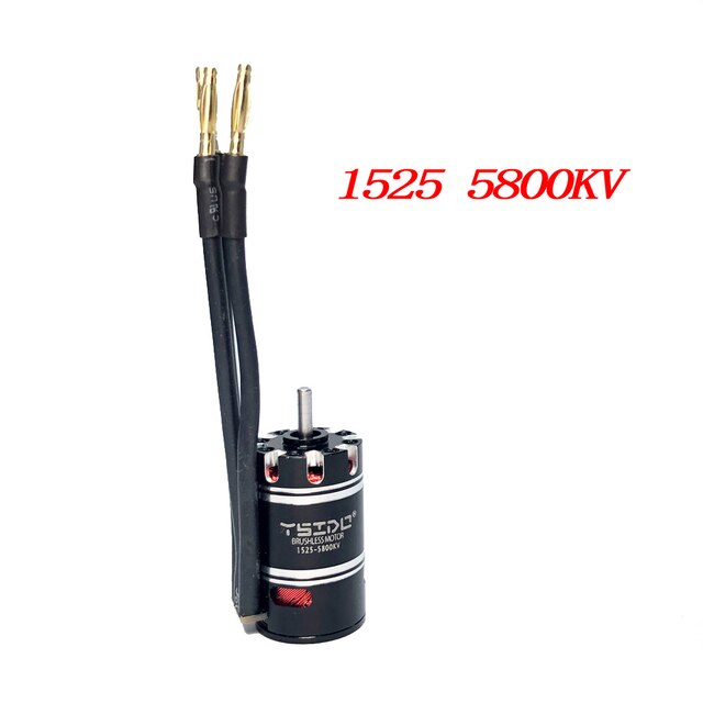 Mini 1525 1410 2800KV 3800KV 5800KV 10800KV Brushless Motor 18A ESC for Kyosho Mr03 Pro Atomic DRZ 1/24 1/28 1/32 RC Car: Only 5800KV