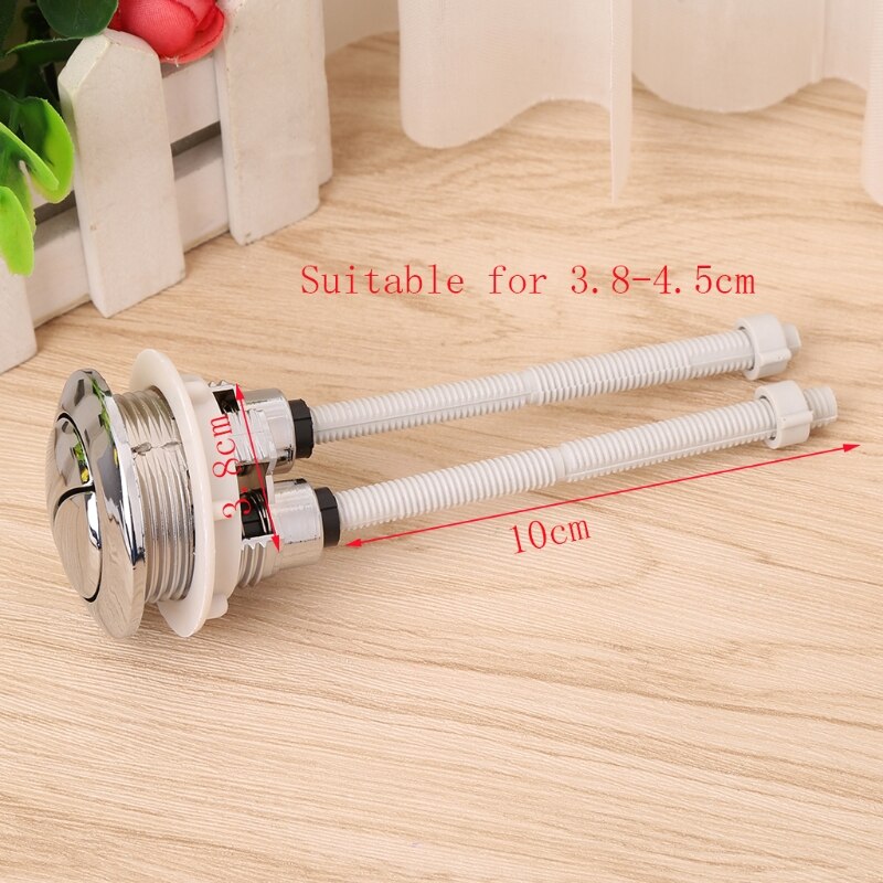 Botón de tanque de inodoro de doble descarga, accesorios de baño, válvula de ahorro de agua, 1 ud.