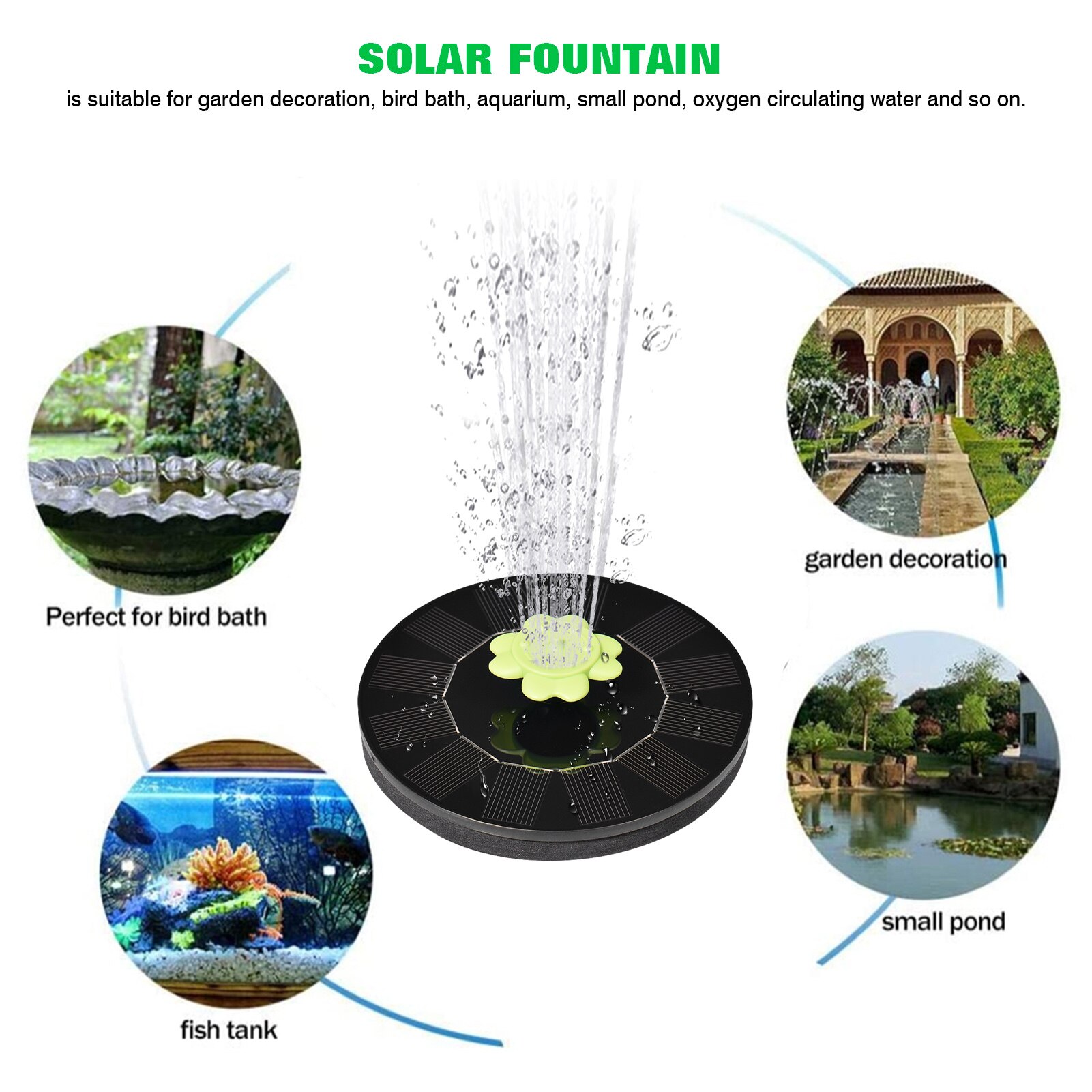 Solar Bionic Fountain Mini Solar Fountain Solar Water Fountain