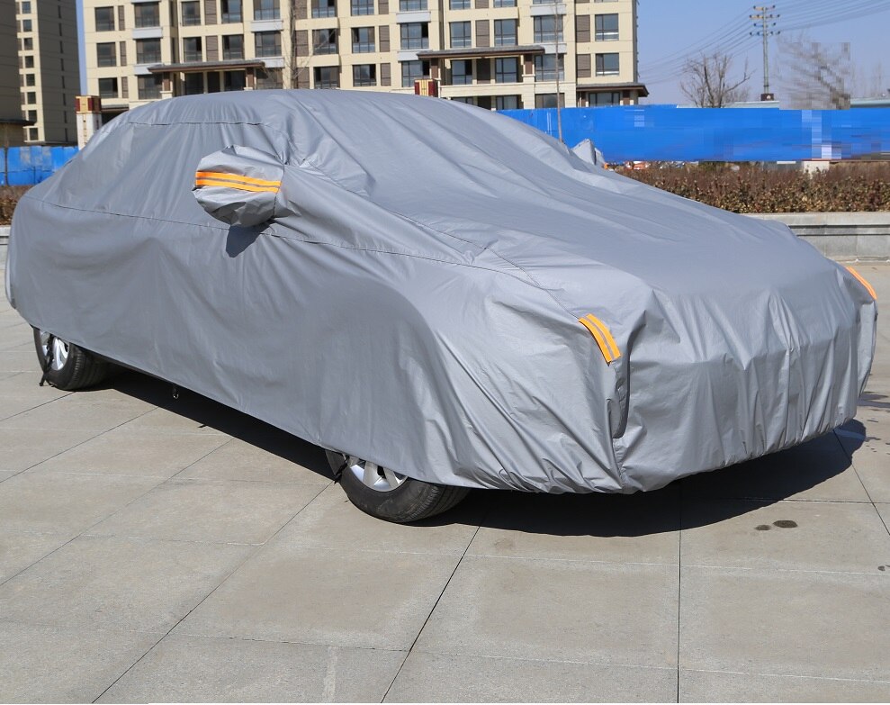 Bescherming Waterdichte Zon Auti-Uv Regen Sneeuw Auto Body Cover Peva Materiaal Met Goede Zware Gewicht Voor Sedan