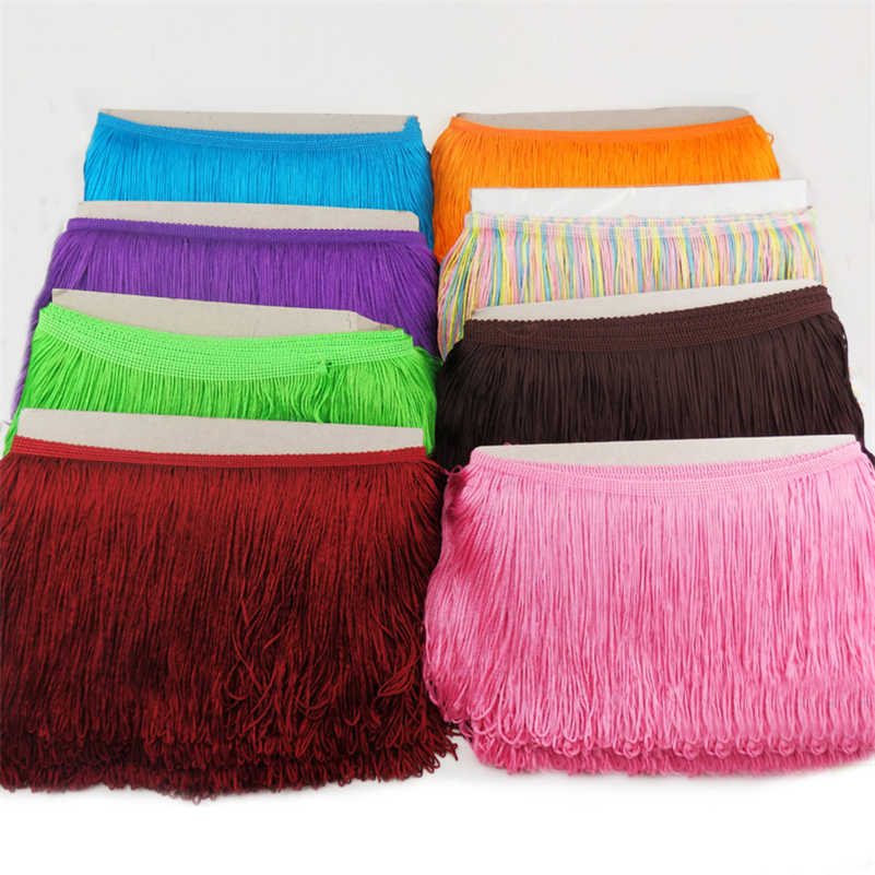 Frangia Chainette Lunga 10,2 Cm Per Decorazioni: Rotolo Da 10,1 Metri, Colore Oro - 2