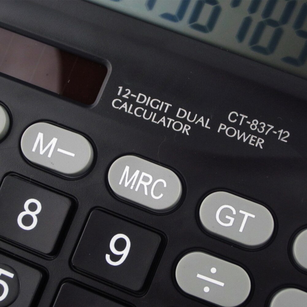 12 Digit Large Screen Electronic Calculator Office Financial Accounting Tool