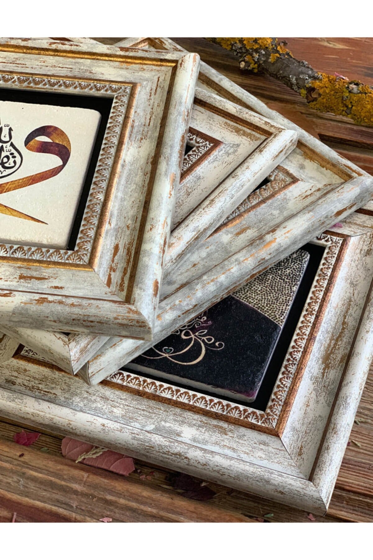 Blessings Prayer Framed Stone wall Decor 20x20 Cm-wall Decor