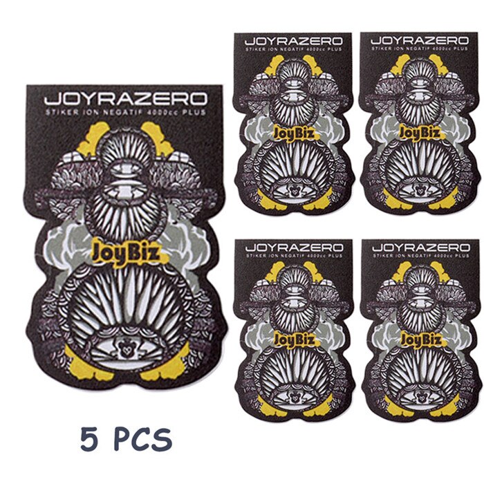5pcs/lot Anti Radiation Stickers Fuel Saver Sticker 6000CC Ions Against EMP/EMR: Art Black Monster