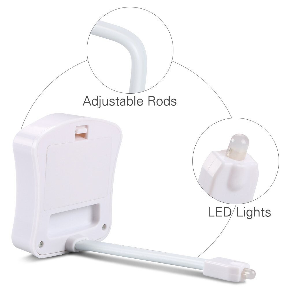 Smart toilet natlys sæde natlys sensor lampe 8 farver vandtæt baggrundslys bevægelsesaktiveret led luminaria lampe til barn