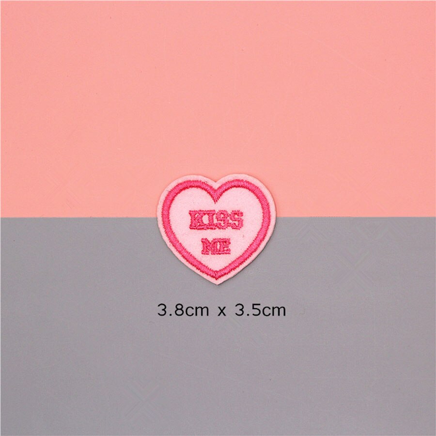 Patch brodé en tissu pour vêtements, casquette, autocollant, sac, fer à coudre sur application, bricolage, accessoires pour vêtements, BU149: BU149N12 Heart