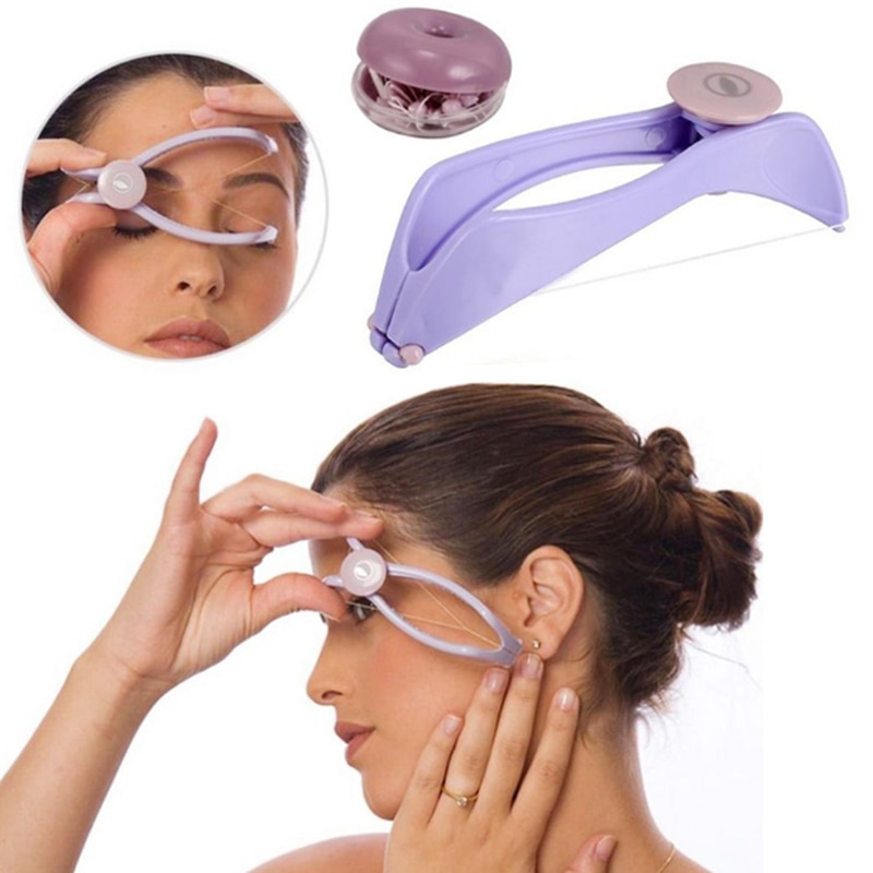 Body Facial Lente Threading Epilator Haar Remover Defeatherer Slique Diy Make-Up Beauty Tool Voor Wang Wenkbrauw Gezichtsverzorging Machine