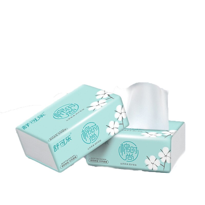 10 Pack/bag Paper Napkins Serviettes Home Table Toilet Tissue Draw Paper White Print Not Easy To Tear Cleaning Toilet Tissue