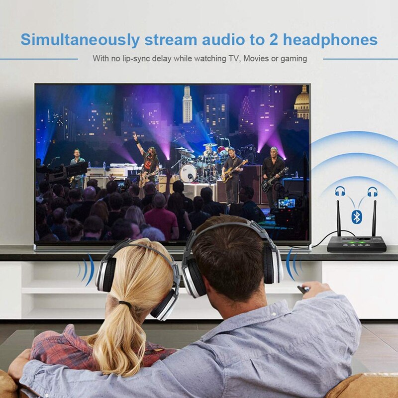 Bluetooth o-adapter 3 in 1 bluetooth 5.0 -zender/ontvanger voor tv, luidsprekers, spelconsoles