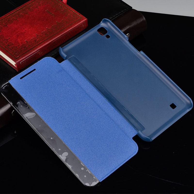 Para funda con alimentación LG X K220 K210 LS755 K450 Funda de cuero con ventana de visión de sueño funda abatible para LG X Power K220ds fundas de teléfono XPower