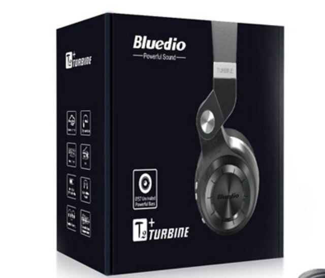 Bluedio T2 +, casque Bluetooth sans fil à turbine T2 Plus avec