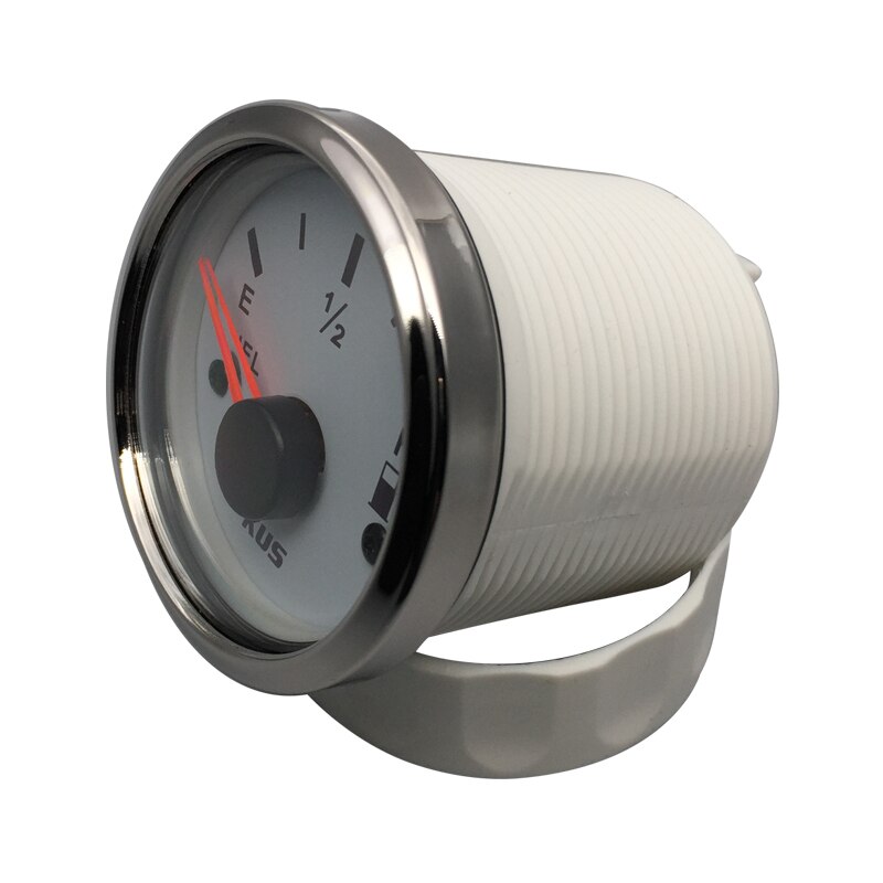 CN Voltmeter 24 volt analoog klok Zwart rand chroom - Uw Outdoorwinkel