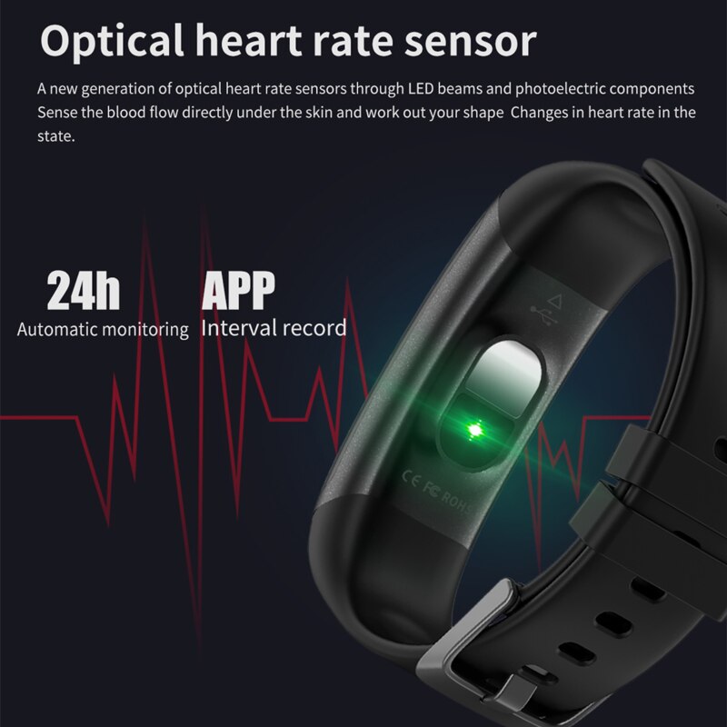 Sheli  t4 bluetooth temperatuur smartwatch  ip67 waterdichte hartslagmeter en lichaamstemperatuurmeter voor ios en android