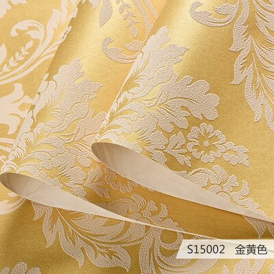 Grijs 3d Victoriaanse Damast Reliëf Behang Roll Home Decor Woonkamer Slaapkamer Bekledingen Zilveren Bloemen Luxe: 6 / 53x1000cm