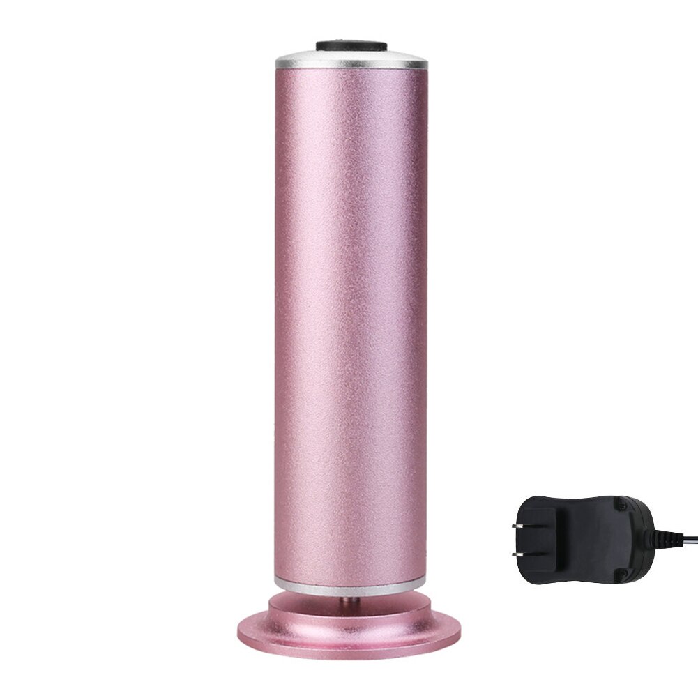 Electric Foot Grinder Heel File Grinding Exfoliator Pedicure Machine Dead Skin Callus Remover Feet Care Tools: US plug Pink