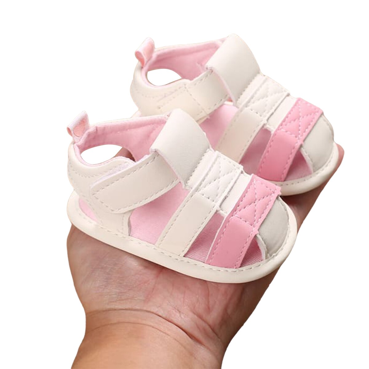 Baby baby toddler rose blomsterpige petti krybbe blød sko almindelig stil 0-18 måneder: Lyserød / 0-6 måneder