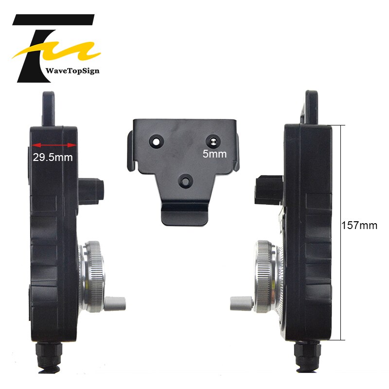 WaveTopSign HandWheel Pulse Generator CNC Electronic HandWheel 4axis 6axis MPG 60mm DC5V 6pin 100PPR use for CNC Router Machine