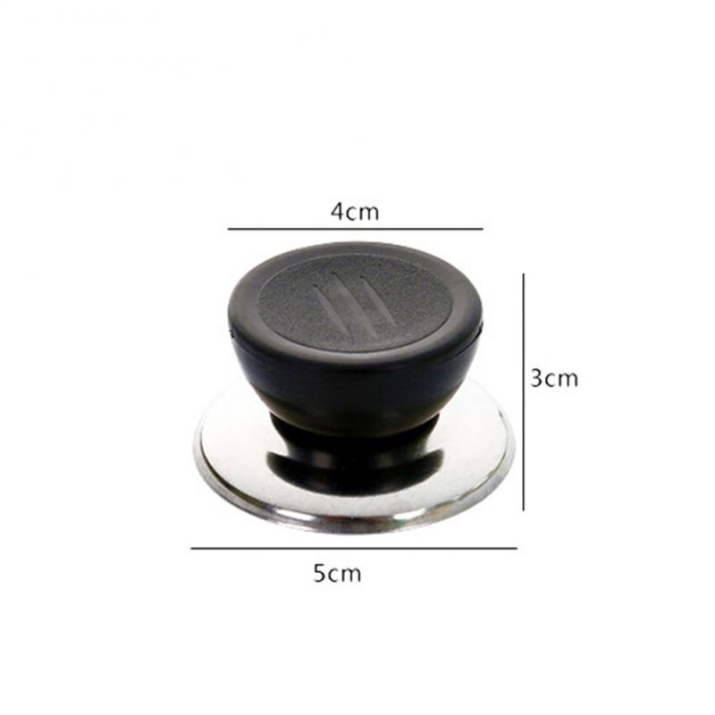 Tapa de tetera Universal para olla, manija de repuesto, cubierta de perilla negra, piezas de olla, utensilios de cocina, accesorios de cocina
