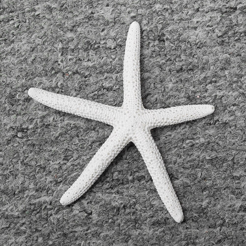 Miljøvennlig harpiks strand kyst kunstig sjøstjerne gjør-det-selv håndverk ornament dekor sjøstjerne bryllup dekor skjell sjøstjerne håndverk