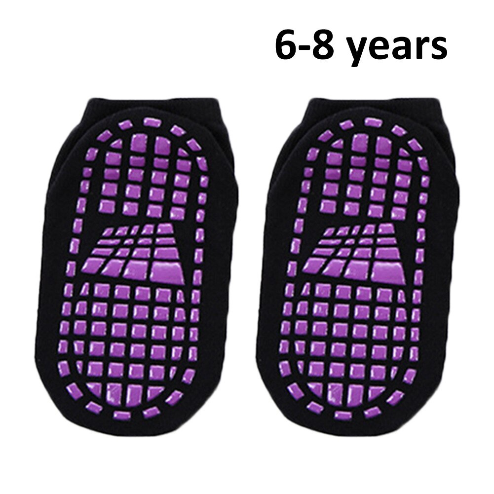 Outdoor Sport Sokken Anti Slip Sokken Trampoline Sokken Volwassen Comfortabele Dragen Pilates Ballet Non Slip Katoenen Sokken Voor Vrouwen Mannen: 6 to 8 years