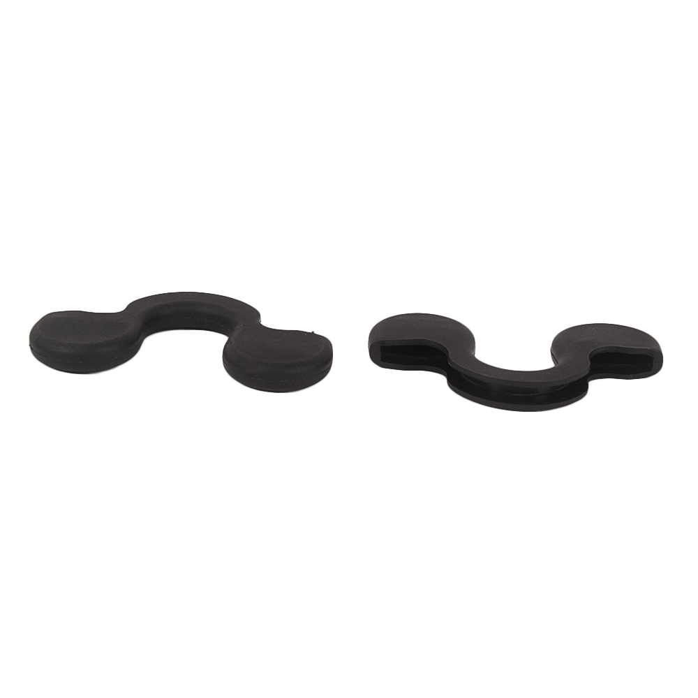 Soportes universales de goma antideslizantes para motocicleta y bicicleta, marco de soporte para rueda, ganchos para trípode de elevación de brazo oscilante, accesorios de goma, 1 par