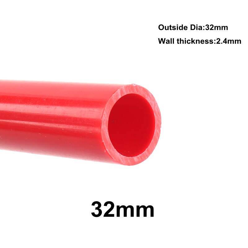 50cm PVC Rohr Stecker Außerhalb Dia20 ~ 50mm Rot UPVC Rohr für Aquarium Aquarium Lieferungen Garten bewässerung PVC Stecker: 32mm