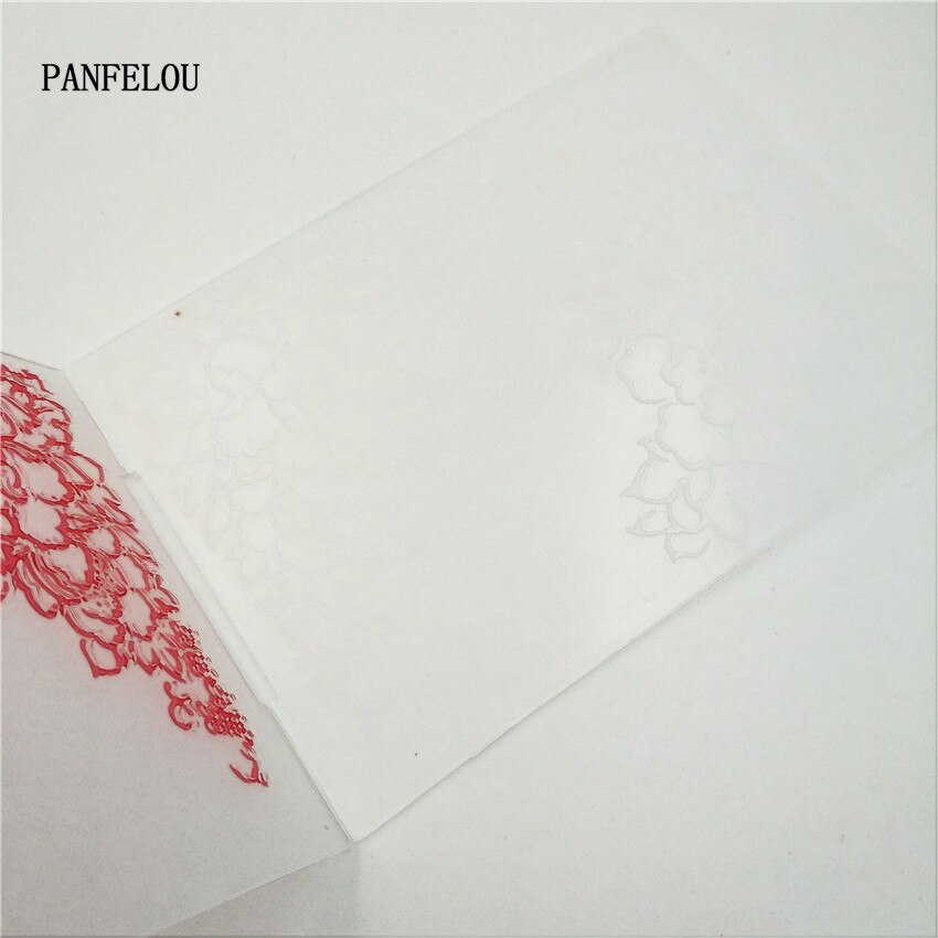 PANFELOU Easter Lace border card Embossing folders Plastic For Scrapbooking DIY Template Fondant Cake Photo Album Card Making